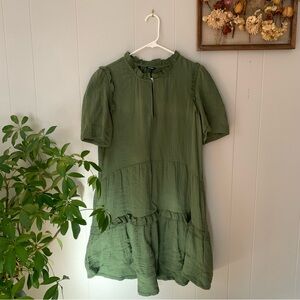 Buffalo David Bitton Green Midi Dress